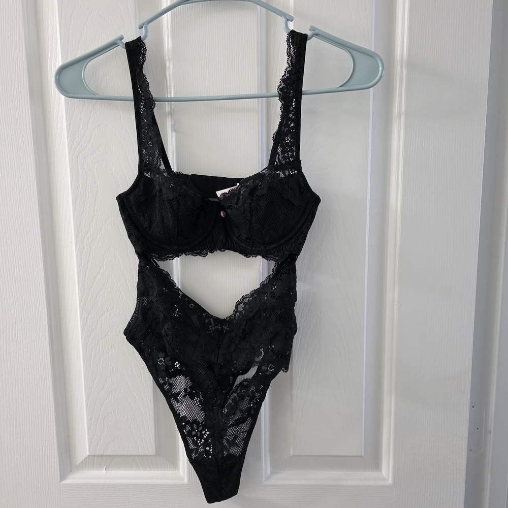 Black Lace One Piece